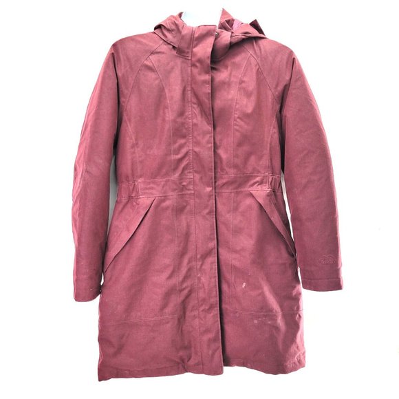 The North Face Women's Winter Jacket Dark Pink - Medium - Picture 1 of 6